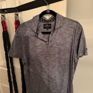 Rodd & Gunn Grey Heathered Polo Shirt - Mediun